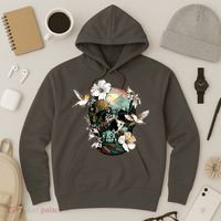 Wilderness Nature Lover Skull Hoodie thumb 3