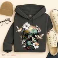 Wilderness Nature Lover Skull Hoodie thumb 4