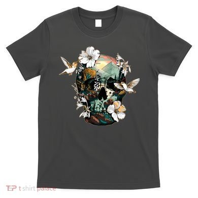 Wilderness Nature Lover Skull T-Shirt