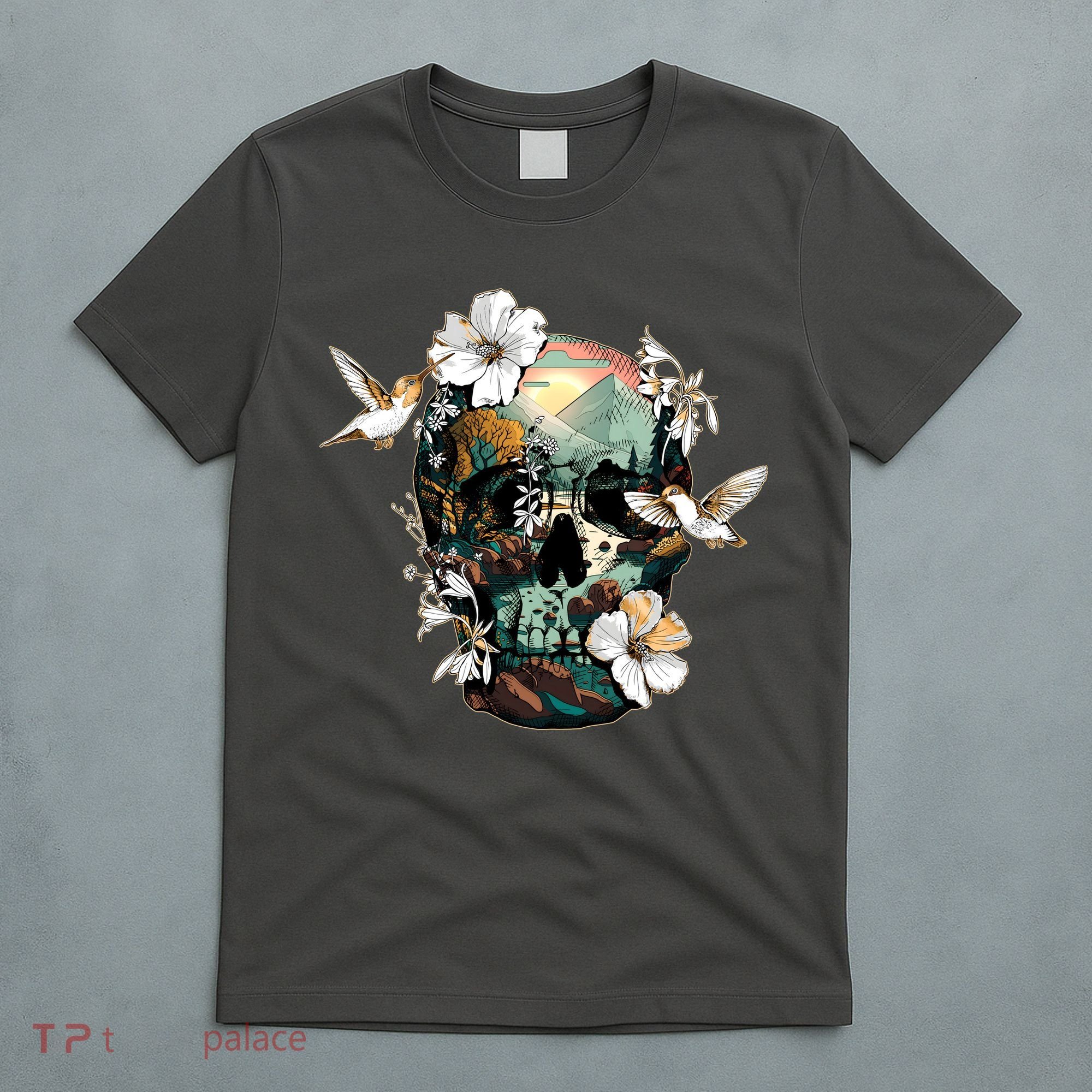 Wilderness Nature Lover Skull T-Shirt
