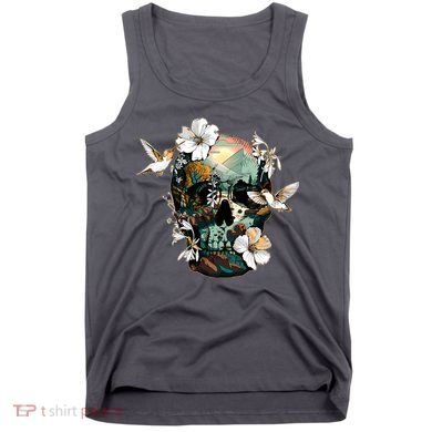 Wilderness Nature Lover Skull Tank Top