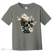 Wilderness Nature Lover Skull Toddler T-Shirt thumb 0
