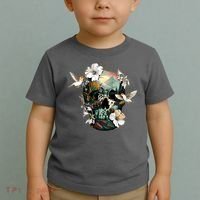 Wilderness Nature Lover Skull Toddler T-Shirt thumb 2