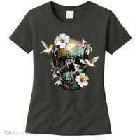 Wilderness Nature Lover Skull Women's T-Shirt thumb 0
