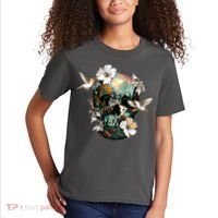 Wilderness Nature Lover Skull Kids T-Shirt thumb 2