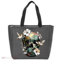 Wilderness Nature Lover Skull Tote Bag thumb 0
