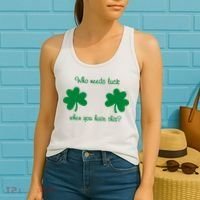 Who Needs Luck When You Have This Funny St Patrick's Day Women's Tank Top thumb 2