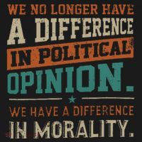We No Longer Have A Difference In Political Opinion Morality Toddler Hoodie thumb 2