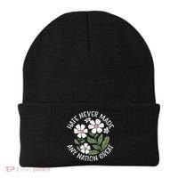 White Never Made Any Nation Great Resist Protest Women Beanie thumb 0