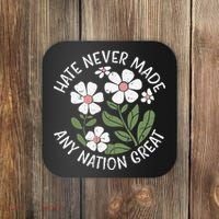White Never Made Any Nation Great Resist Protest Women Coaster thumb 0