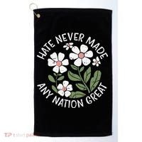 White Never Made Any Nation Great Resist Protest Women Golf Towel thumb 0