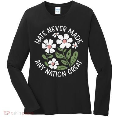 White Never Made Any Nation Great Resist Protest Women Women's Long Sleeve Shirt