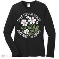White Never Made Any Nation Great Resist Protest Women Women's Long Sleeve Shirt thumb 0