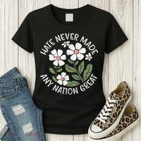 White Never Made Any Nation Great Resist Protest Women Women's T-Shirt thumb 3