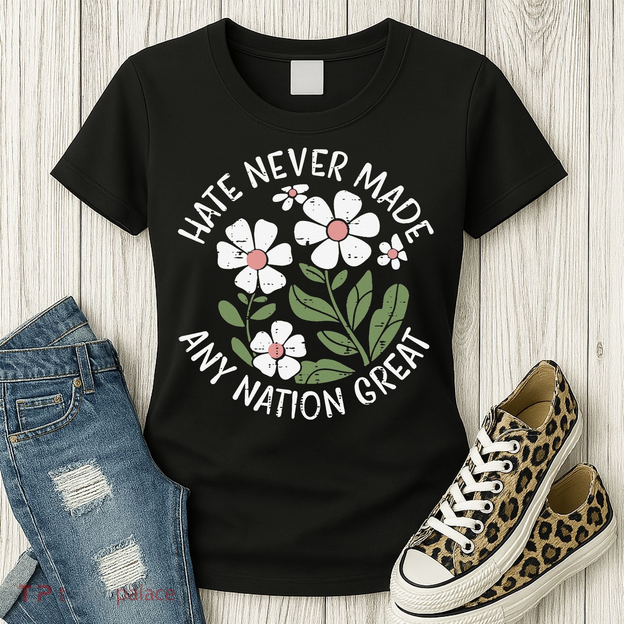 White Never Made Any Nation Great Resist Protest Women Women's T-Shirt