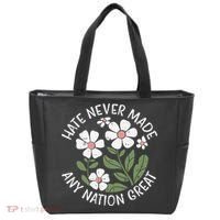 White Never Made Any Nation Great Resist Protest Women Tote Bag thumb 0