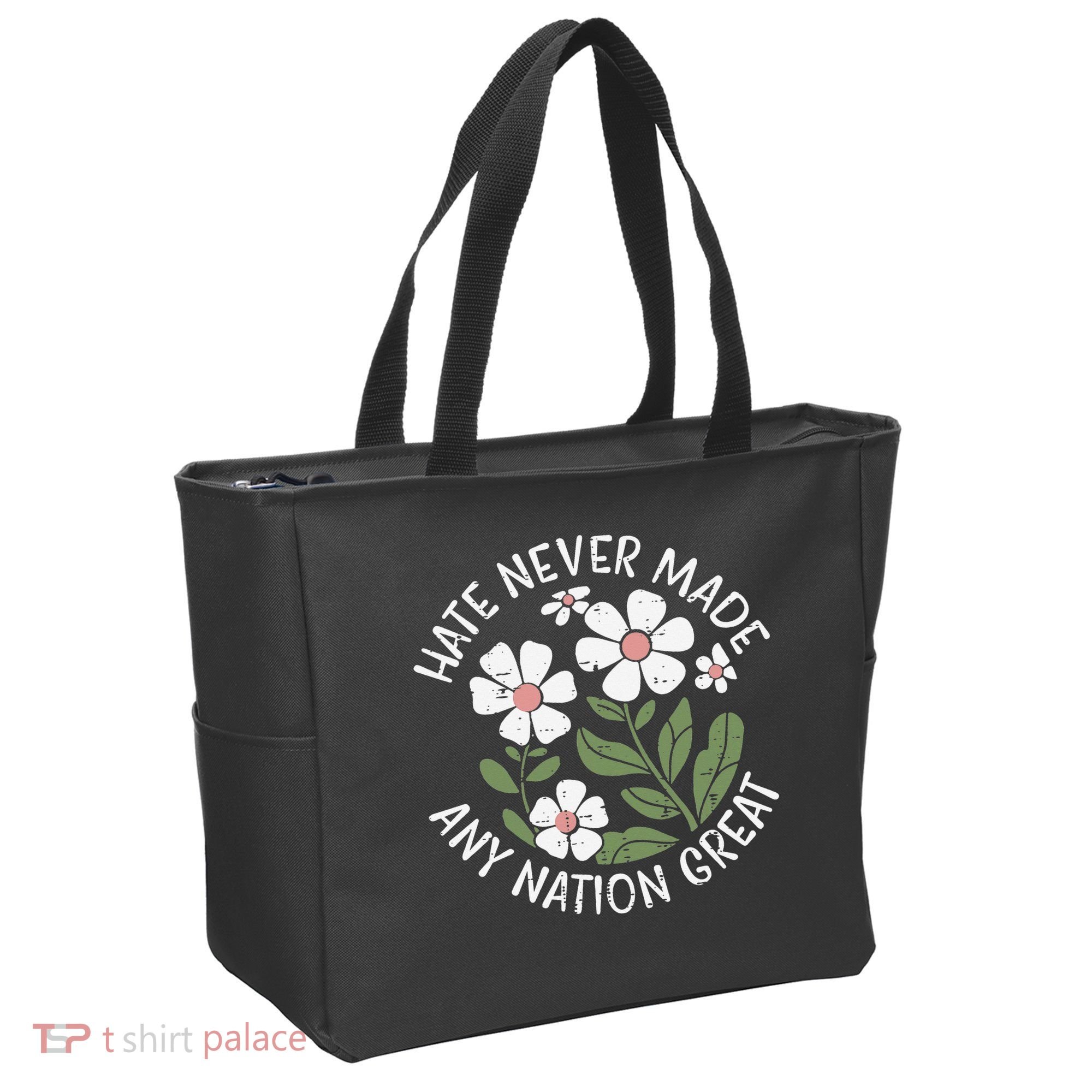 White Never Made Any Nation Great Resist Protest Women Tote Bag