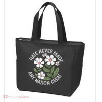 White Never Made Any Nation Great Resist Protest Women Tote Bag thumb 3