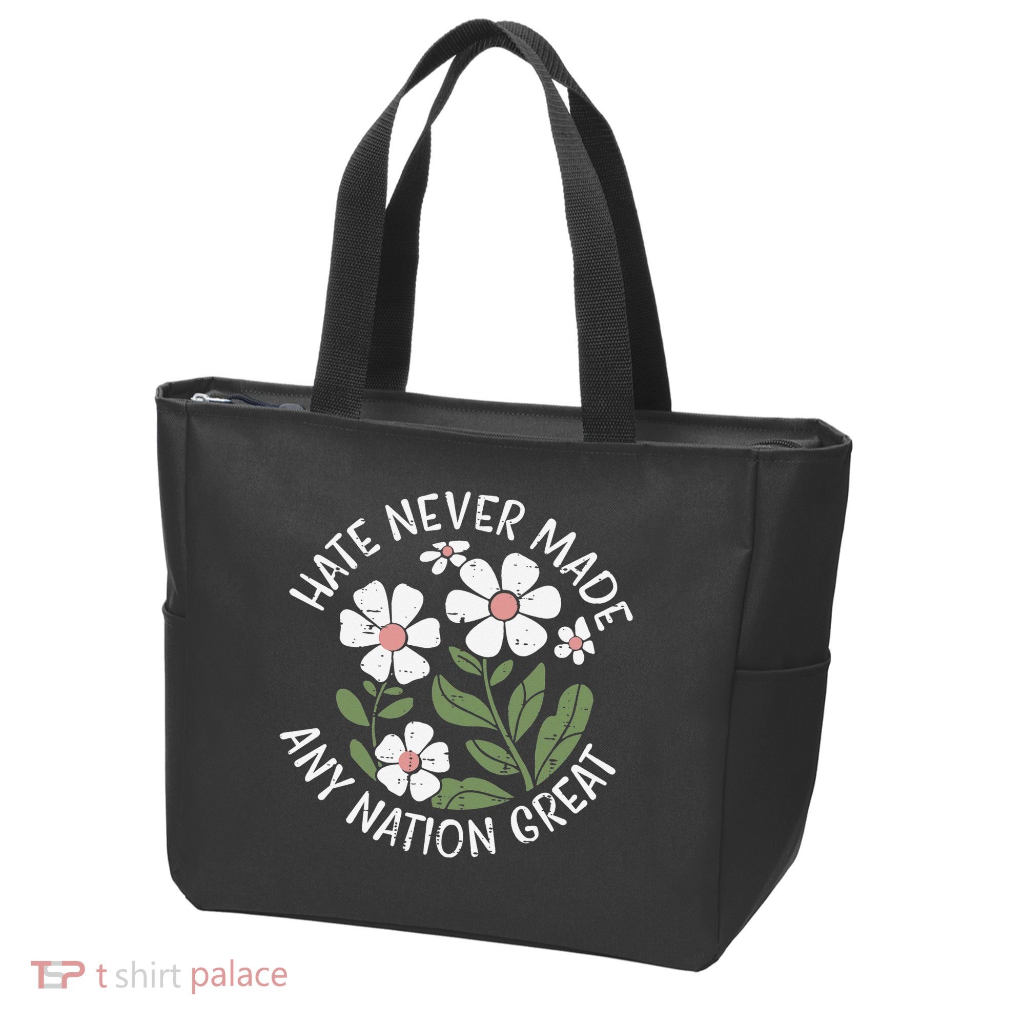 White Never Made Any Nation Great Resist Protest Women Tote Bag