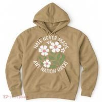 White Never Made Any Nation Great Resist Protest Women Hoodie thumb 0