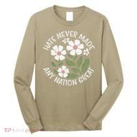 White Never Made Any Nation Great Resist Protest Women Long Sleeve Shirt thumb 0