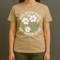 White Never Made Any Nation Great Resist Protest Women T-Shirt thumb 4