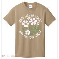 White Never Made Any Nation Great Resist Protest Women Kids T-Shirt thumb 0