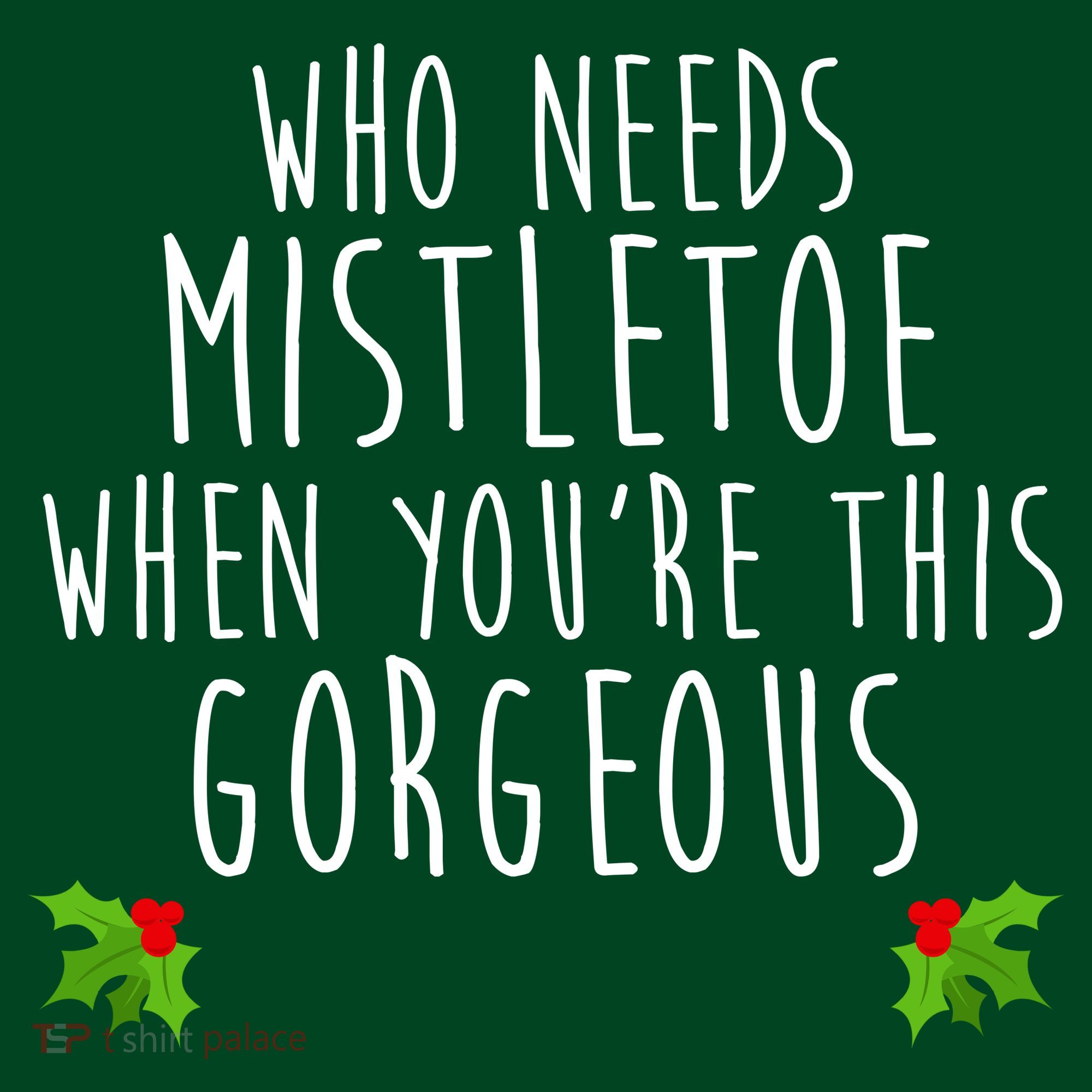 Who Need Mistletoe When You're This Gorgeous Coaster