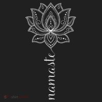 Womens Namaste Mandala Lotus Meditation Workout Yoga Lover Beanie thumb 2