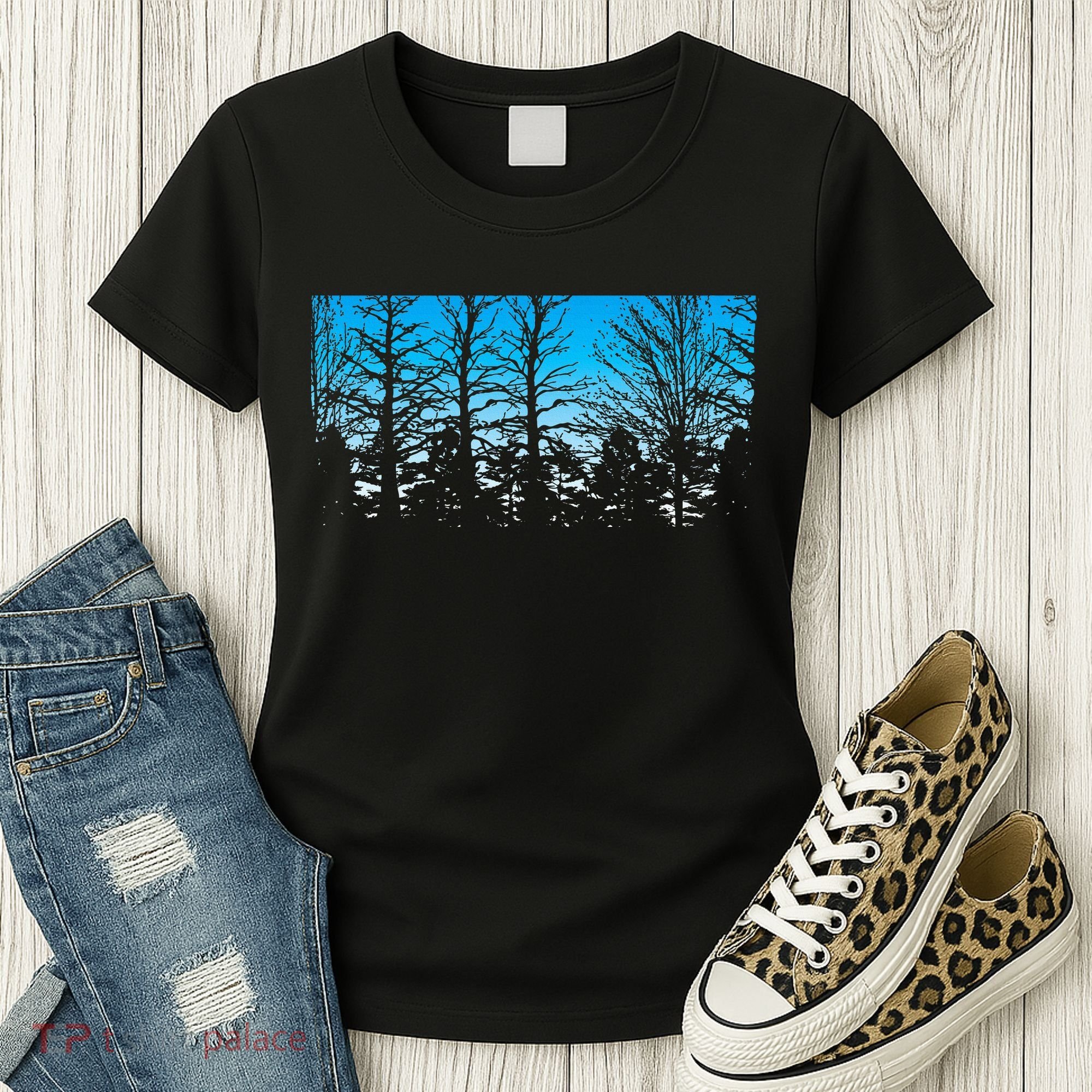 Wildlife Nature Outdoor Forest Trees Nature Women's T-Shirt