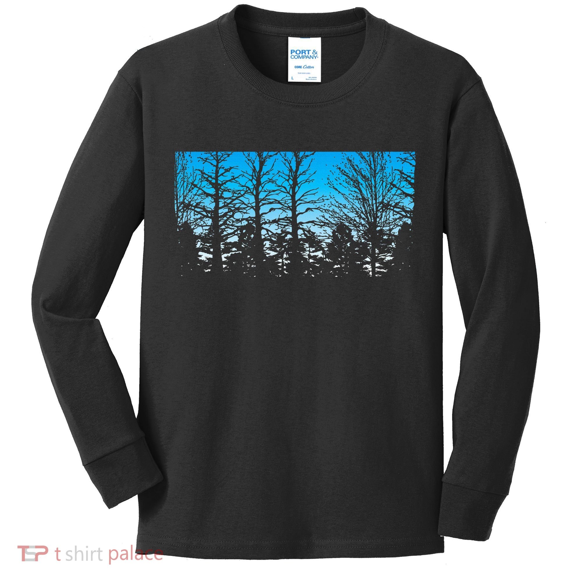 Wildlife Nature Outdoor Forest Trees Nature Kids Long Sleeve Shirt