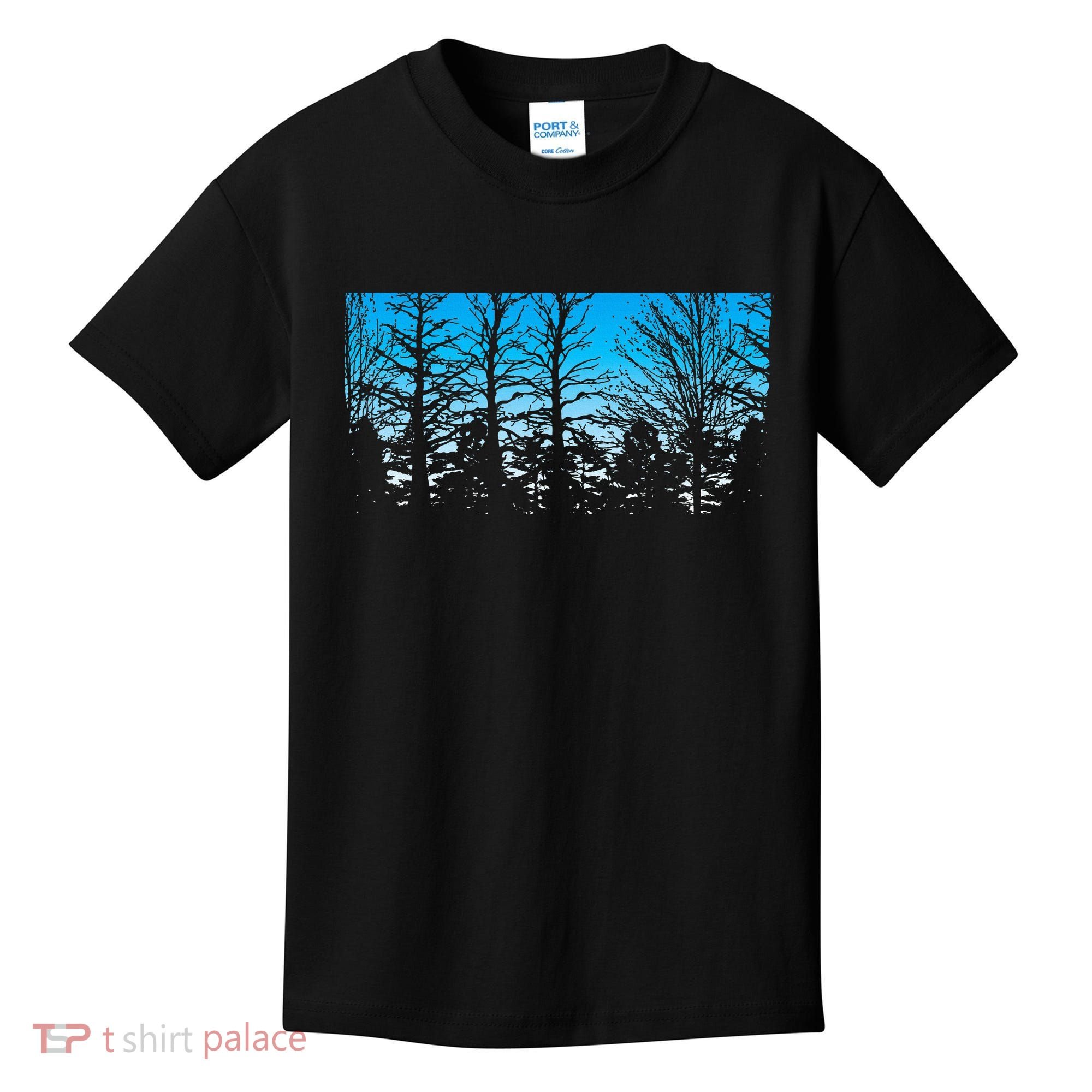 Wildlife Nature Outdoor Forest Trees Nature Kids T-Shirt