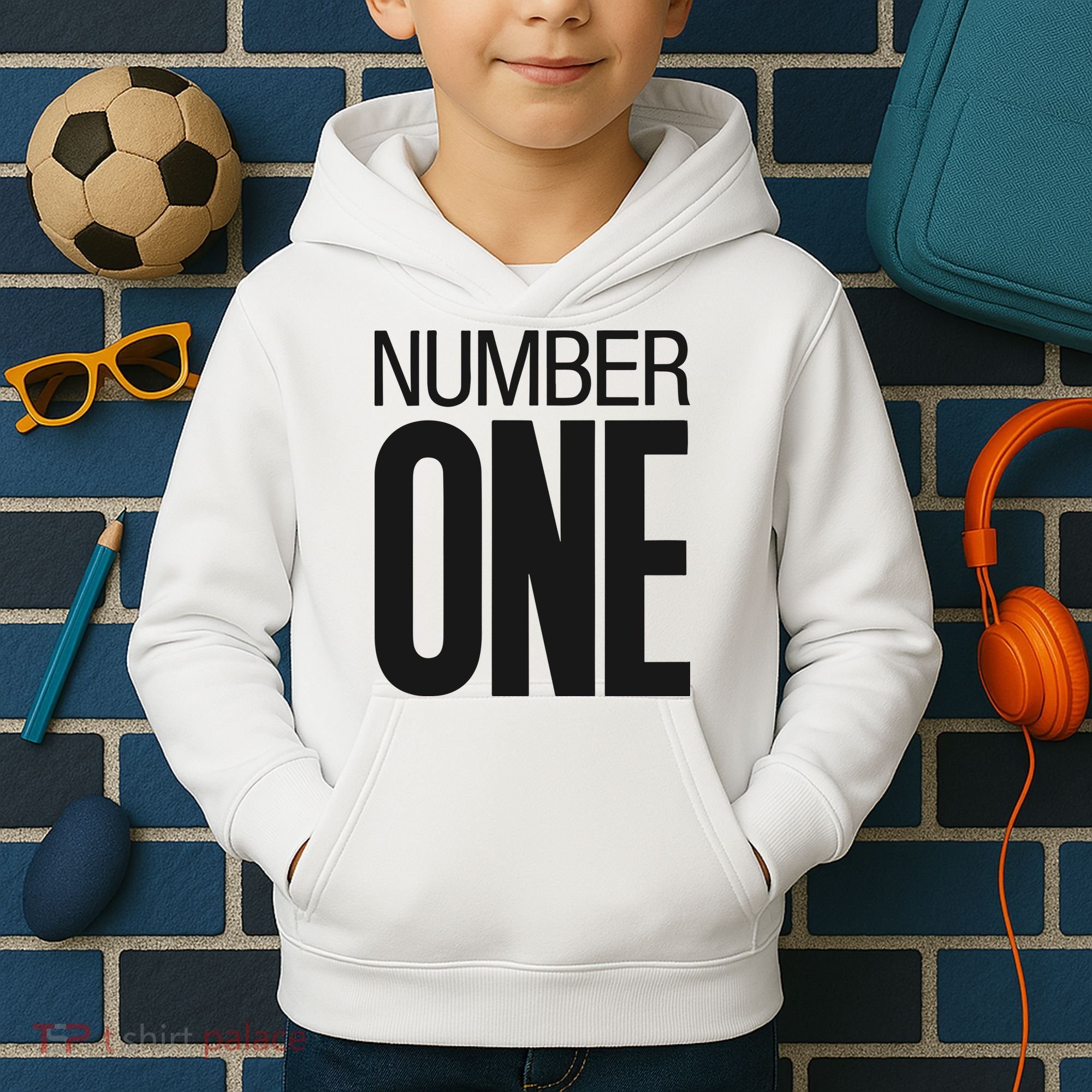 Wham Number One Kids Hoodie