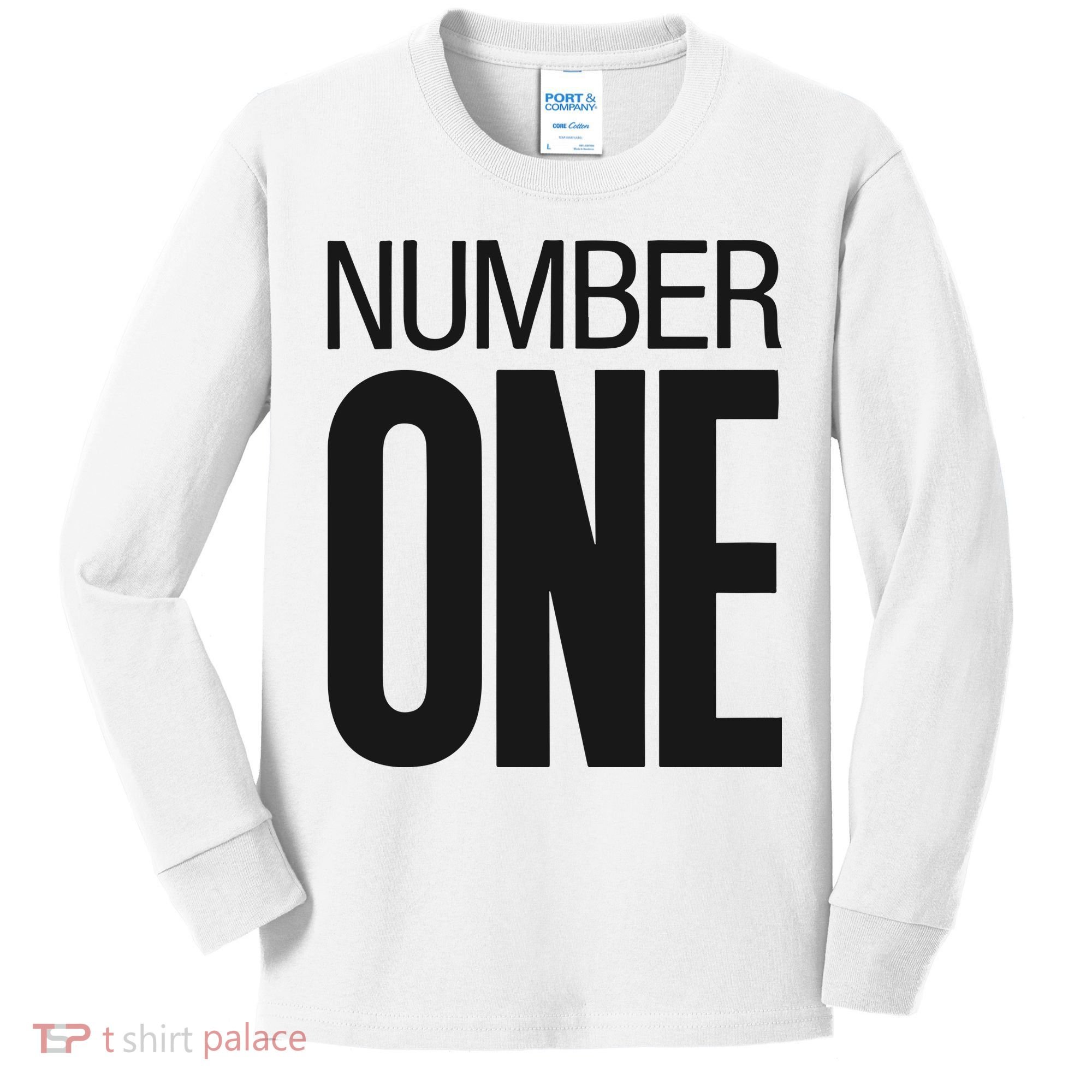Wham Number One Kids Long Sleeve Shirt