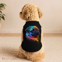 Wo Neon Pug Doggie Tank thumb 2