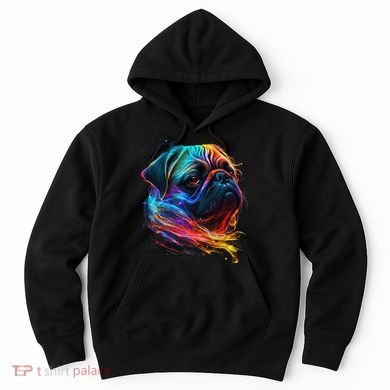 Wo Neon Pug Hoodie