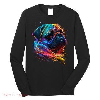 Wo Neon Pug Long Sleeve Shirt