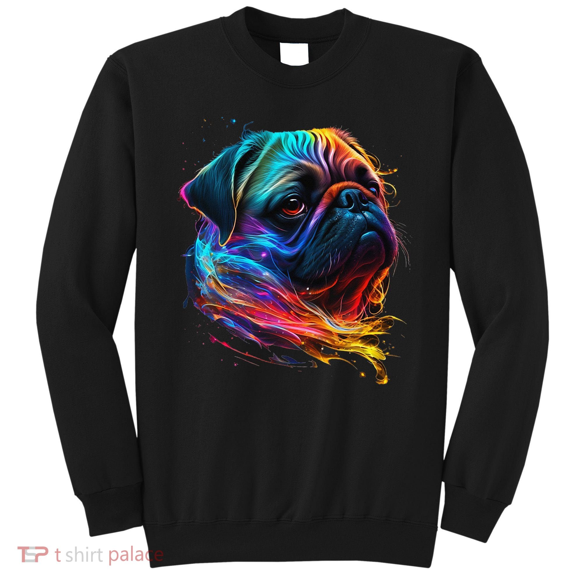 Wo Neon Pug Sweatshirt