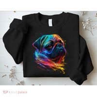 Wo Neon Pug Sweatshirt thumb 2