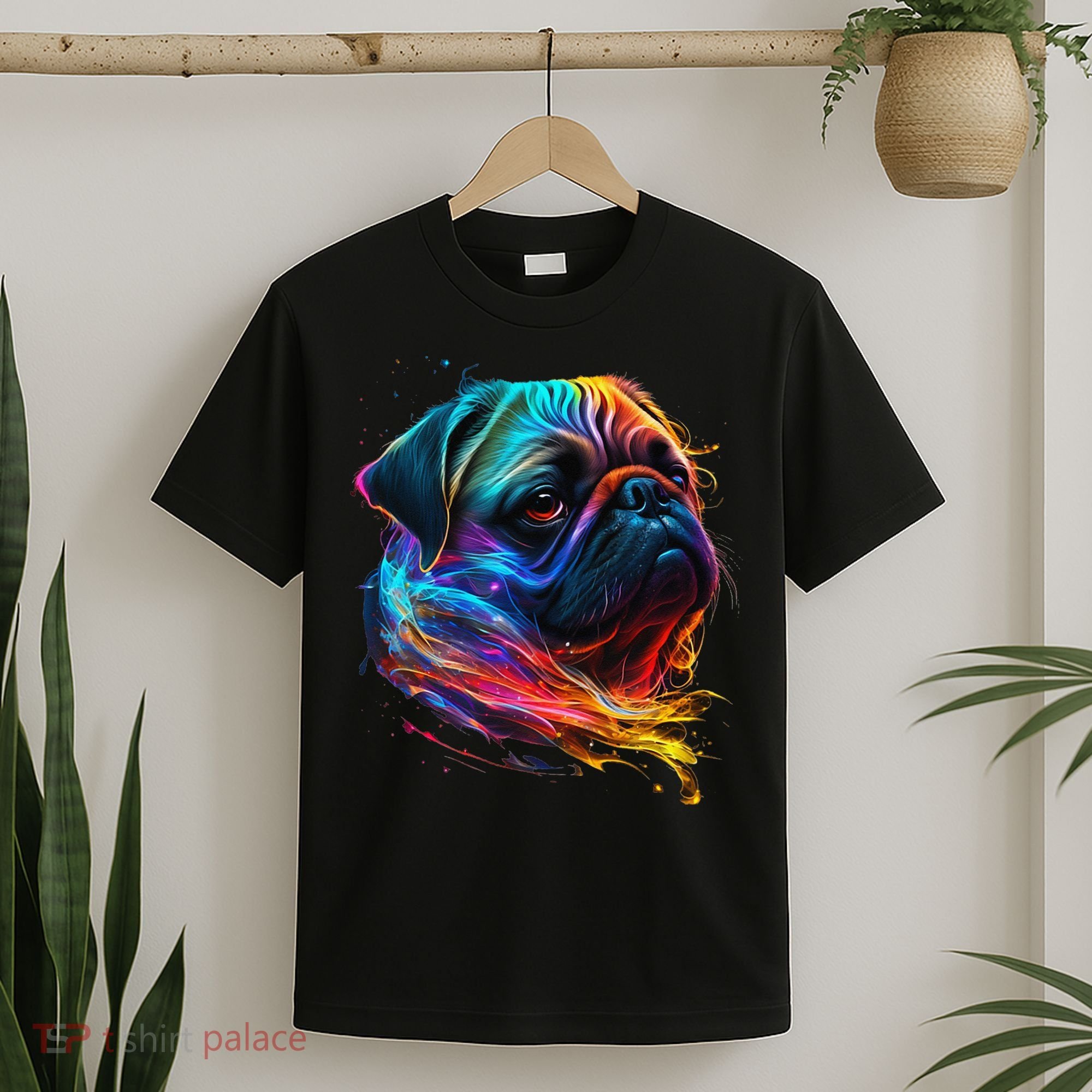 Wo Neon Pug T-Shirt