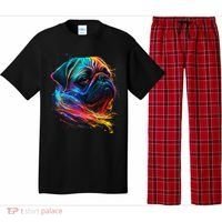 Wo Neon Pug Pajama Set thumb 0
