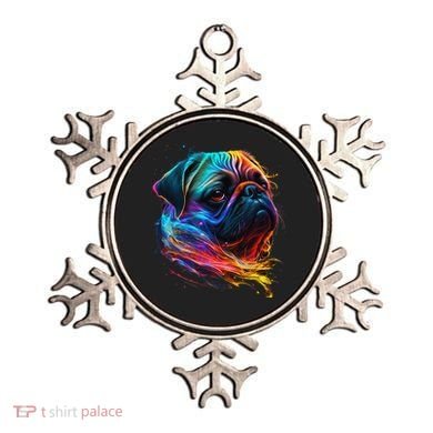 Wo Neon Pug Ornament