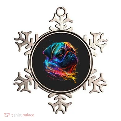 Wo Neon Pug Ornament