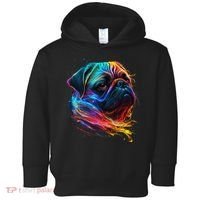 Wo Neon Pug Toddler Hoodie thumb 0