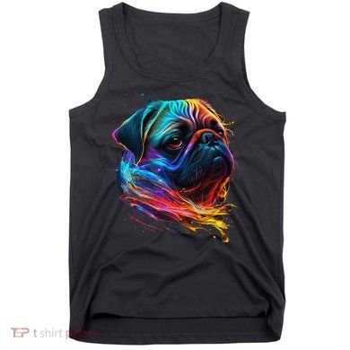 Wo Neon Pug Tank Top