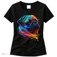 Wo Neon Pug Women's T-Shirt thumb 0