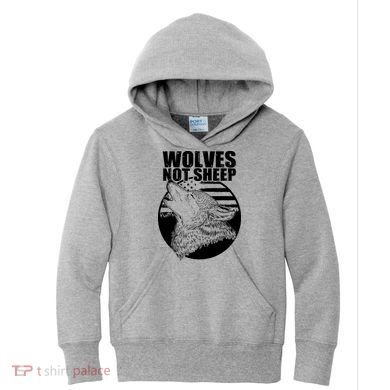 Wolves Not Sheep Kids Hoodie