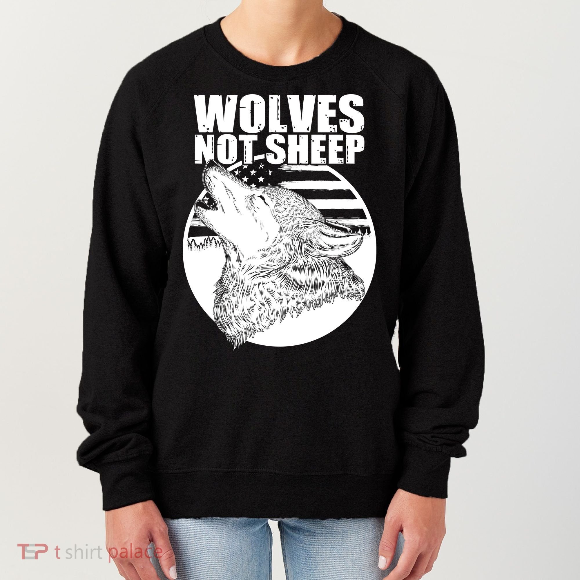 Wolves Not Sheep Women's Sweatshirt