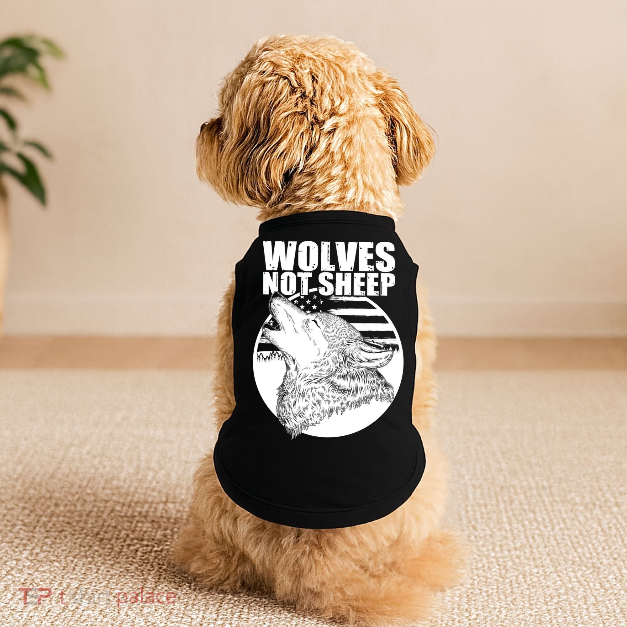 Wolves Not Sheep Doggie Tank