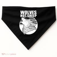 Wolves Not Sheep USA-Made Doggie Bandana thumb 0